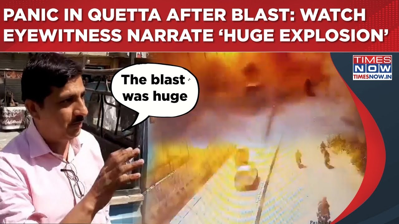 Quetta Blast: Pakistanis In Panic As Car Bomb Rocks City, Eyewitness Reveals This, Explosion Kills 8