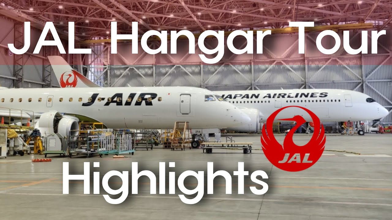Достопримечательности тура по ангару музея JAL Sky в аэропорту Ханеда, Япония