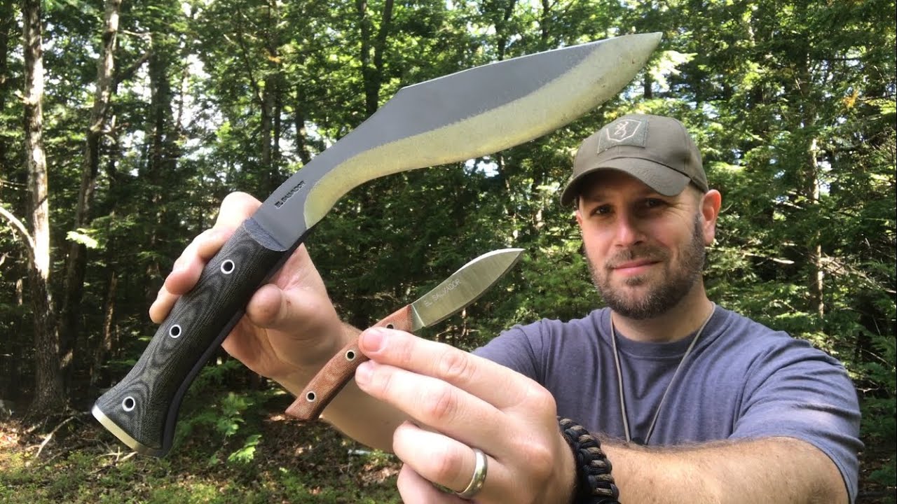 Condor K-TACT Kukri Survival Knife & Nessmuck Neck Knife - Teaming Up For Chopping, Carving