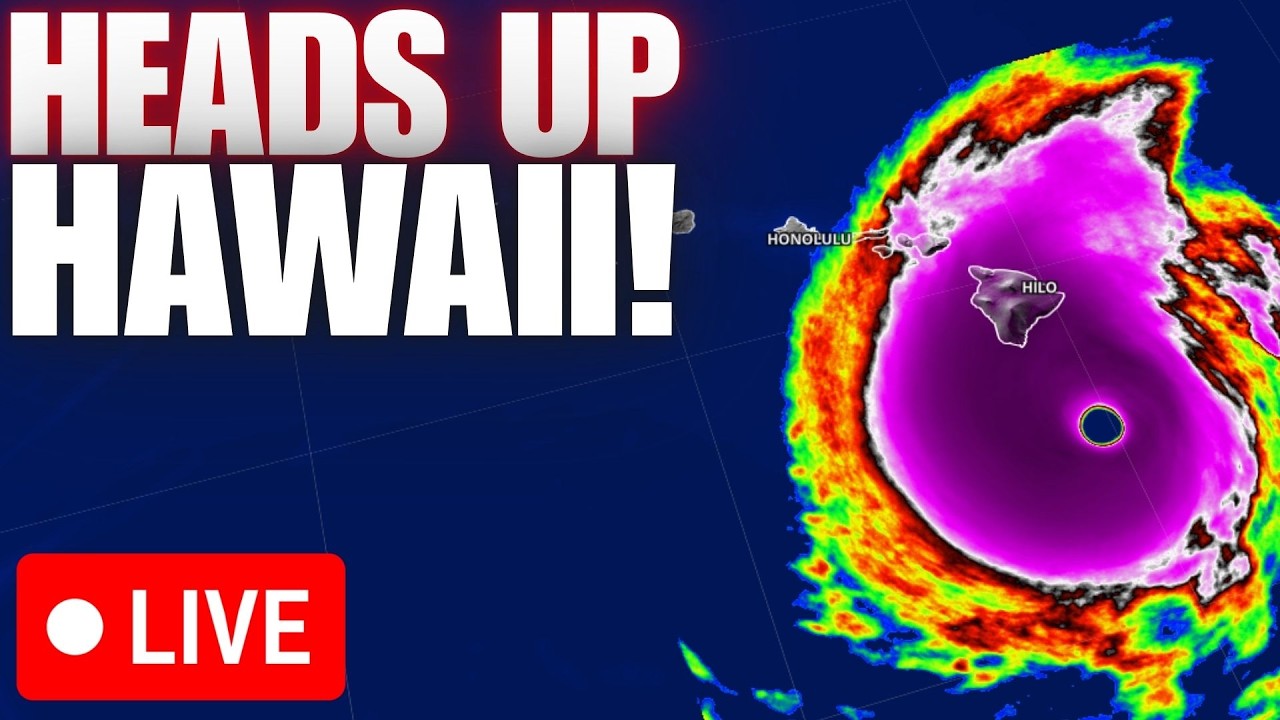 🔴BREAKING - Possible Hurricane To SLAM Hawaii | URGENT Live Weather Report
