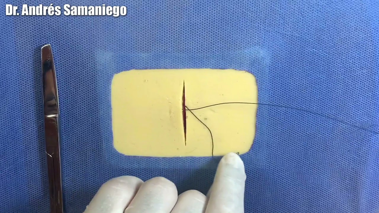 Sutura | Punto Subcutáneo Invertido | Punto Simple Invertido | Cirugía (Médico Real)