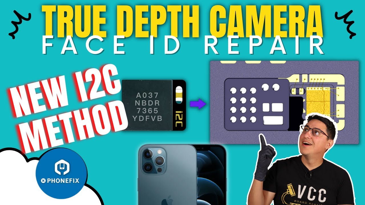 НОВЫЙ способ! Ремонт камеры Face ID TrueDepth на iPhone 12 Pro Max. Метод с использованием микрос...