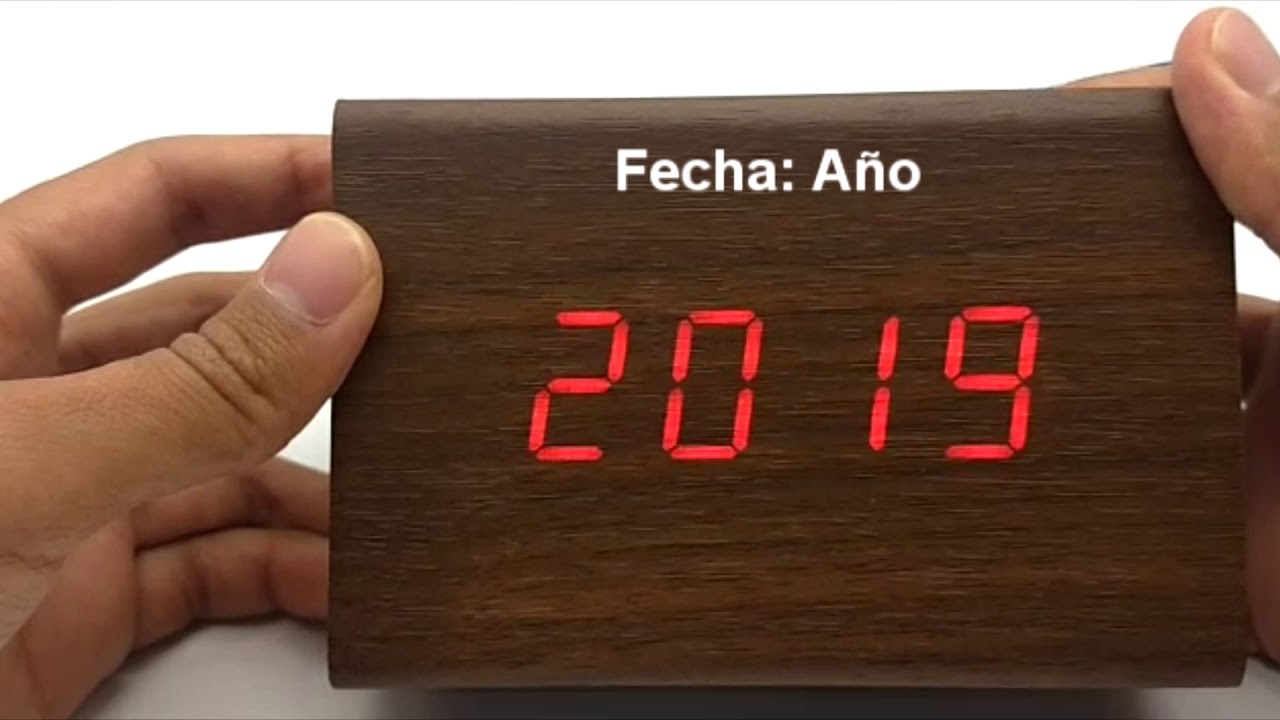 Configuración Reloj Despetador con tres alarmas