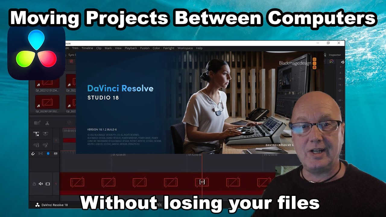 How to Move Your Projects BETWEEN Computers in Davinci Resolve