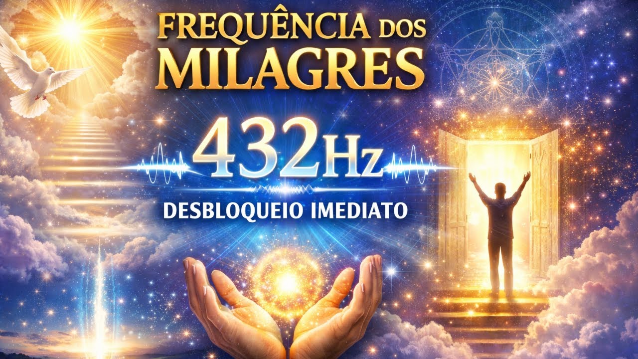 432 Hz – Frequência dos Milagres | Música Espiritual para Cura, Prosperidade e Paz Interior