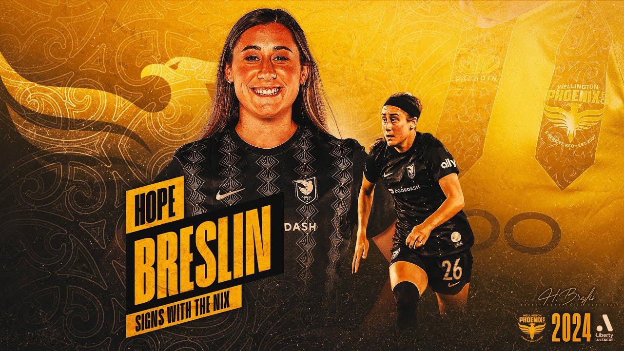 Hope Breslin signs for the Nix