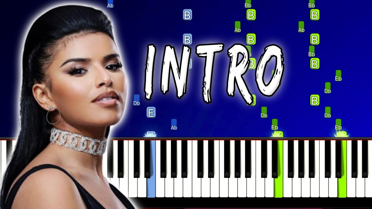 Imen ES Intro - Piano INSTRUMENTAL Karaok&eacute; Paroles Type Beat