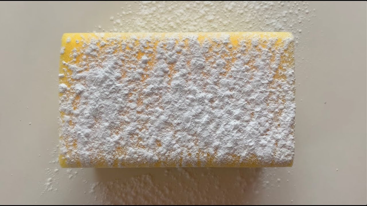 💛 ASMR 💛 Dry powder sponge ripping