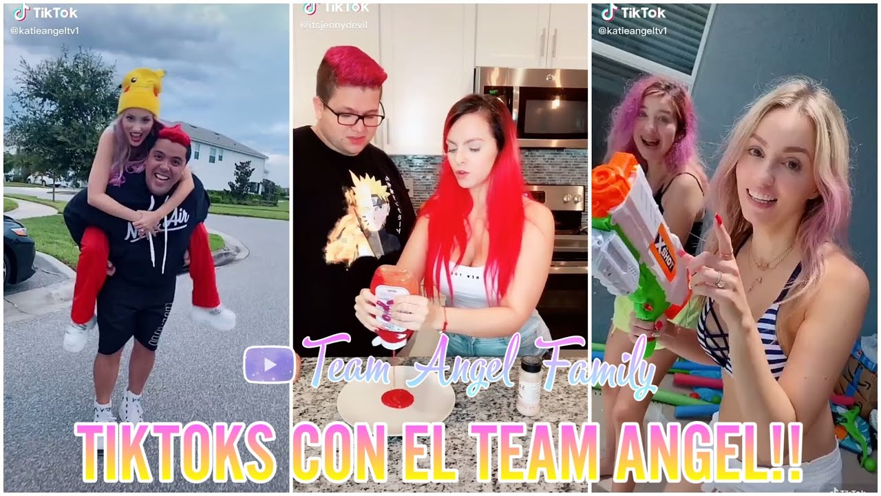 TIKTOKS DEL TEAM ANGEL!!! ❤ | Team Angel Family 💜