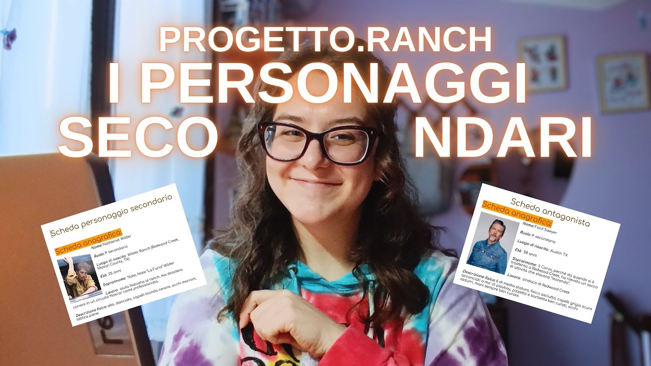 write with me | costruiamo i personaggi secondari del progetto.ranch