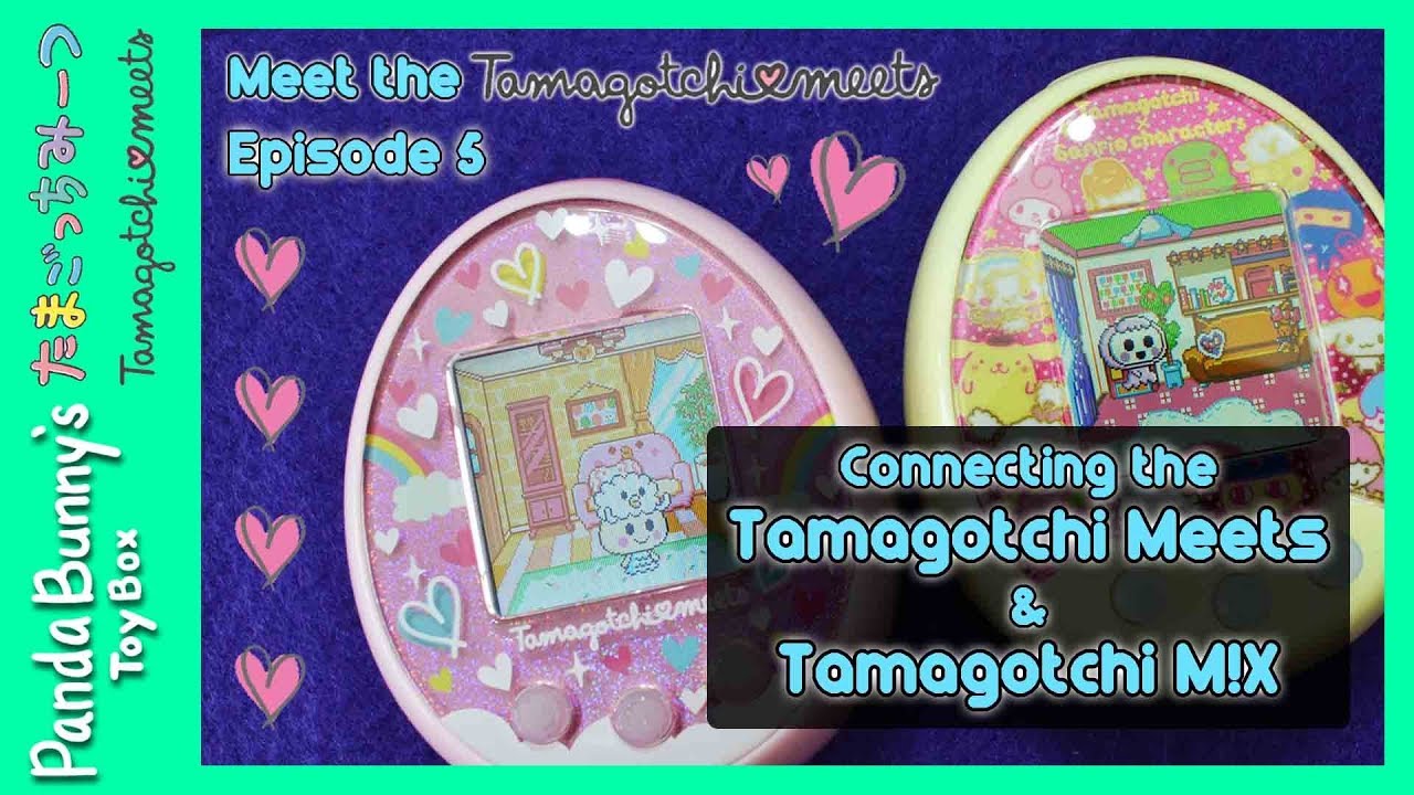 How to Connect the Tamagotchi Meets & Mix! Meet the Tamagotchi Meets: Episode 5 | PandaBunny