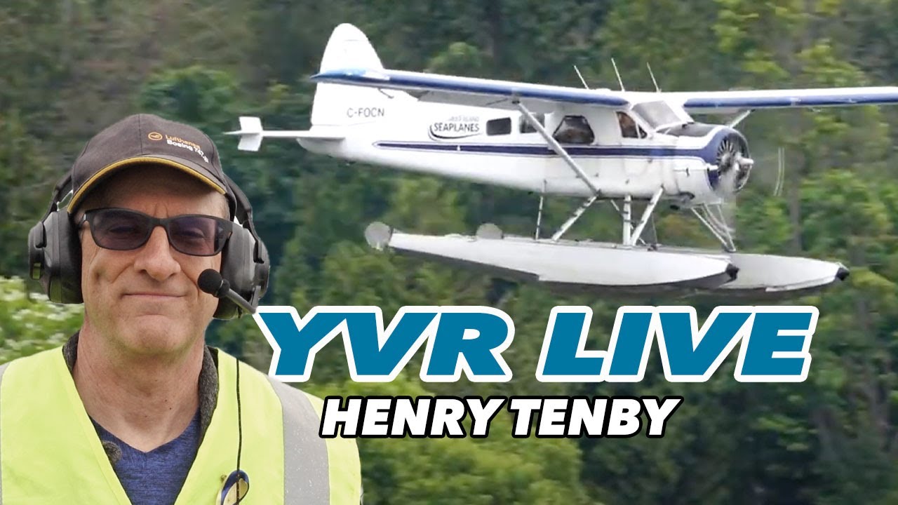 Vancouver Downtown Harbour Airport LIVE plane spotting | with Henry Tenby | JULY 10 2025