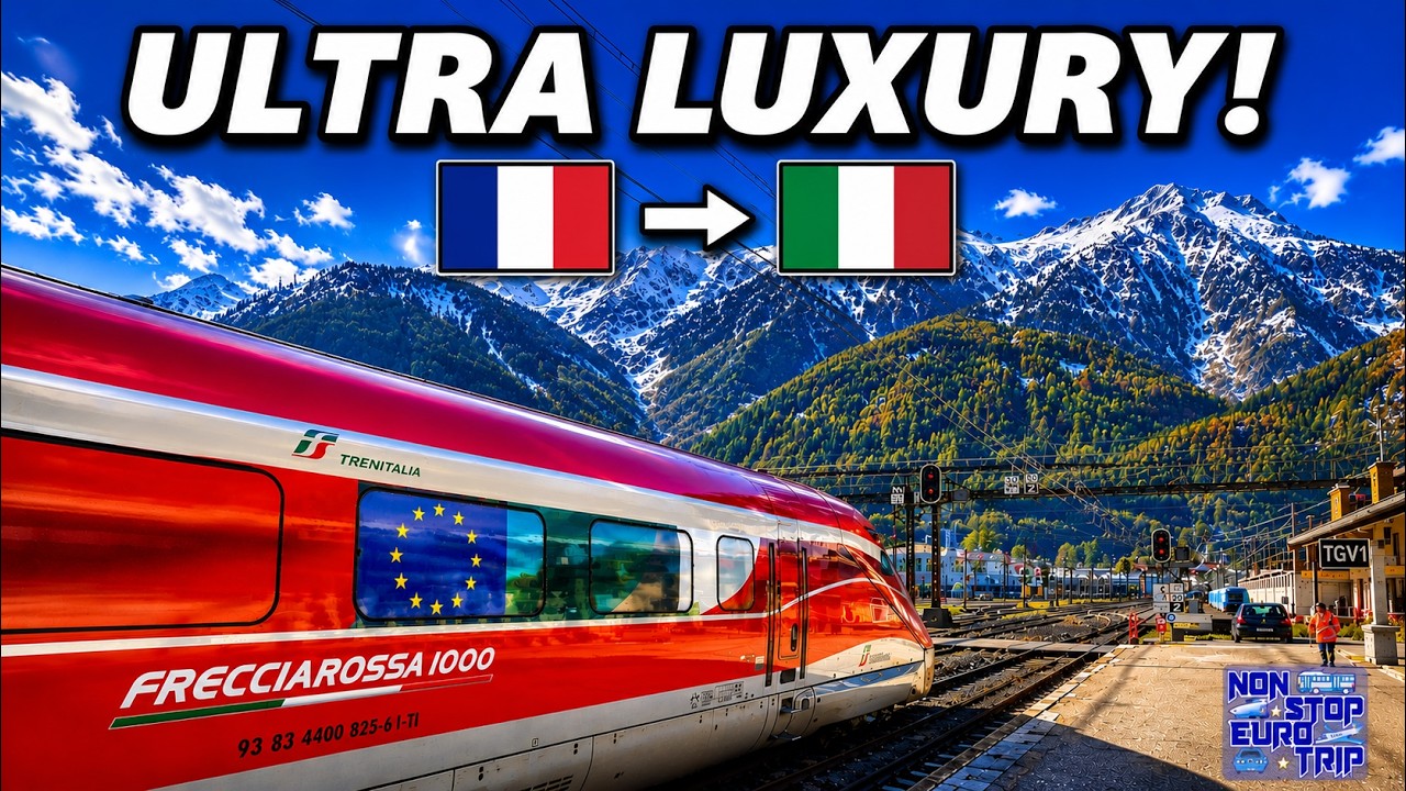 УЛЬТРА РОСКОШЬ ОТ ПАРИЖА ДО МИЛАНА / FRECCIAROSSA 1000 ПРЕДСТАВИТЕЛЬСКОГО КЛАССА ОБЗОР