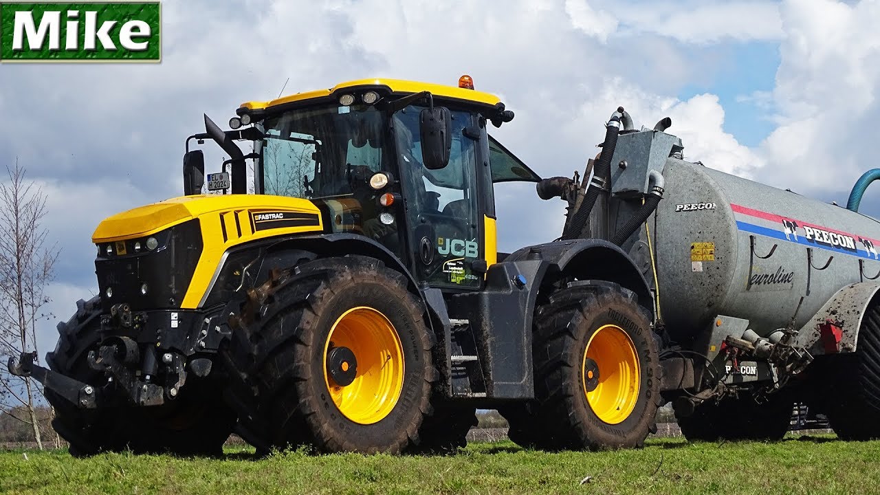 2019 | JCB Fastrac 4220 + Peecon Euroline | Bouwland bemesten | Barger-Compascuum | Injecteren | NL.