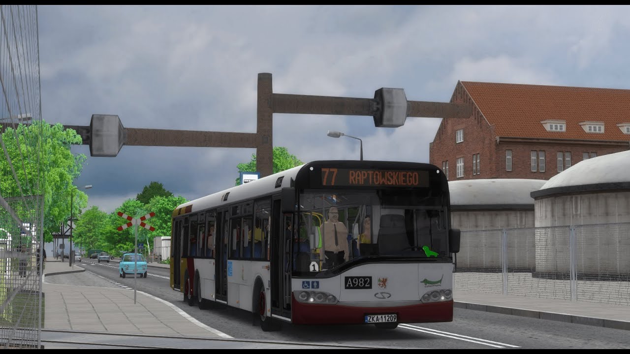 Solaris Urbino I 15 #A982 - MZK Golczewo - Linia 77 Raptowskiego - Dworzec PKP (+Zjazd Do Zajezdni)