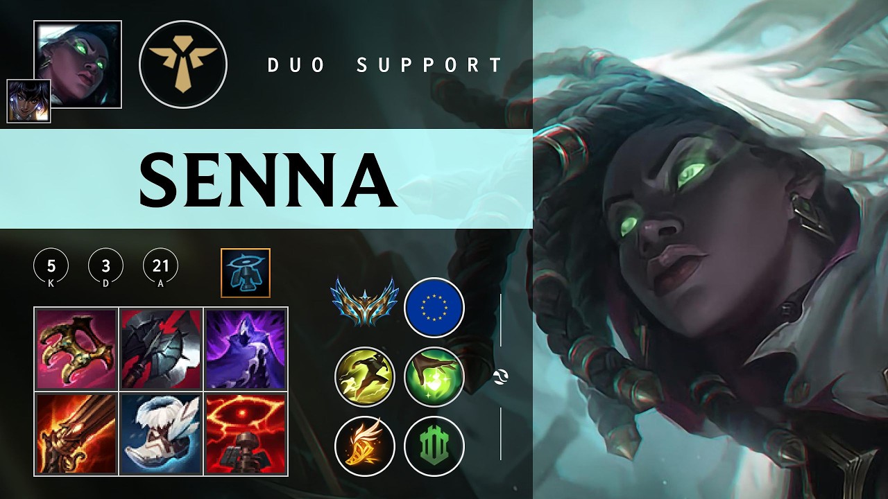 Senna Support vs Elise - EUW Challenger Patch 26.05