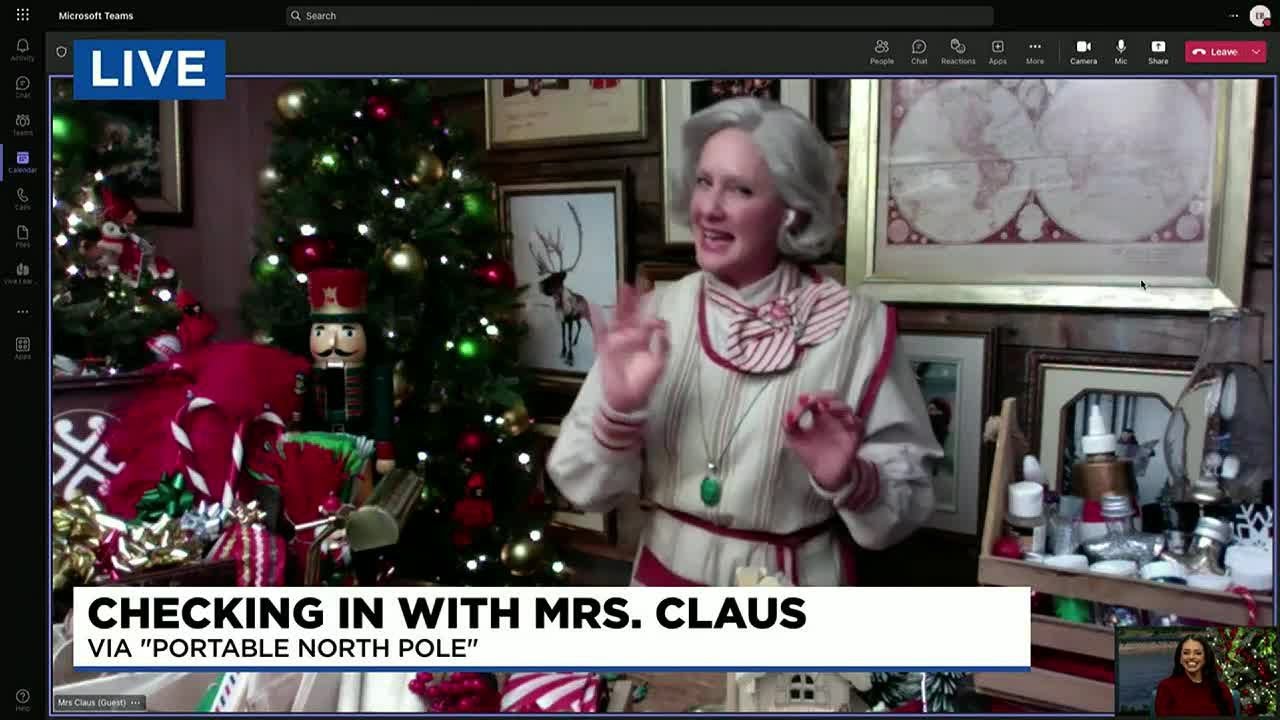 Mrs. Claus visits News 4 ahead of Christmas