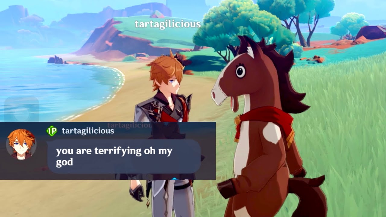 Traumatizing people with a horse in co op.. (help)