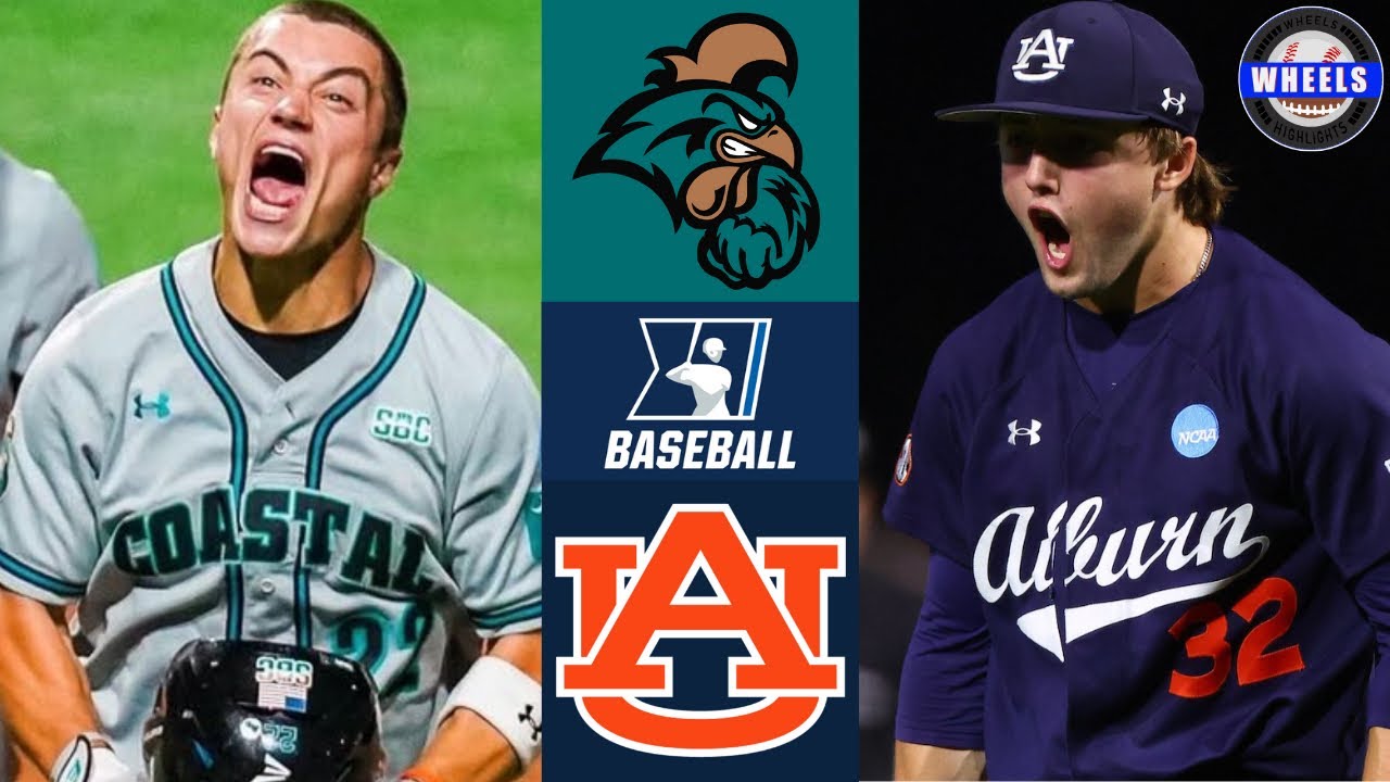 №13 Coastal Carolina против №4 Auburn (СУПЕР!) | Суперрегиональные соревнования G1 | Лучшие момен...