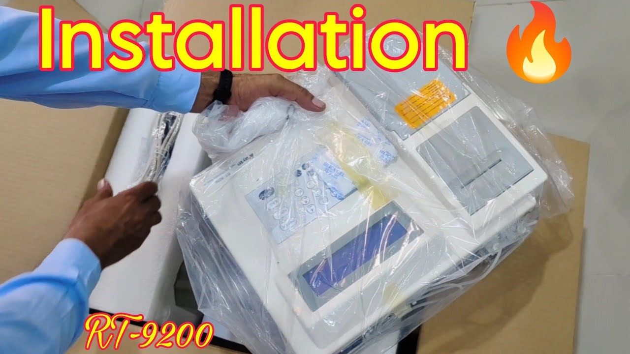 Installing A Rayto Rt-9200 Semi-auto Chemistry Analyzer - Unboxing And How To Use