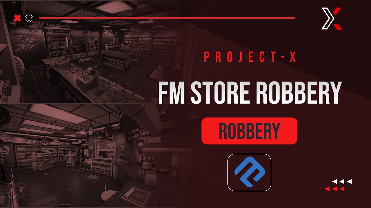 FiveM FM Store Robbery | (5+ Maps compatible) 19+ Stores | - QB | QBOX | ESX | Custom