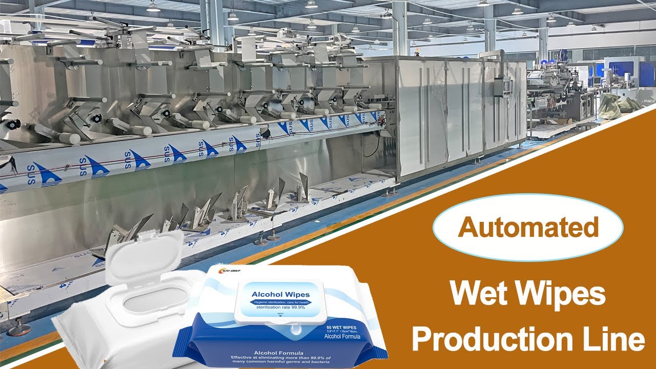 Automated Wet Wipes Production Line | Wet Tissue Solutions