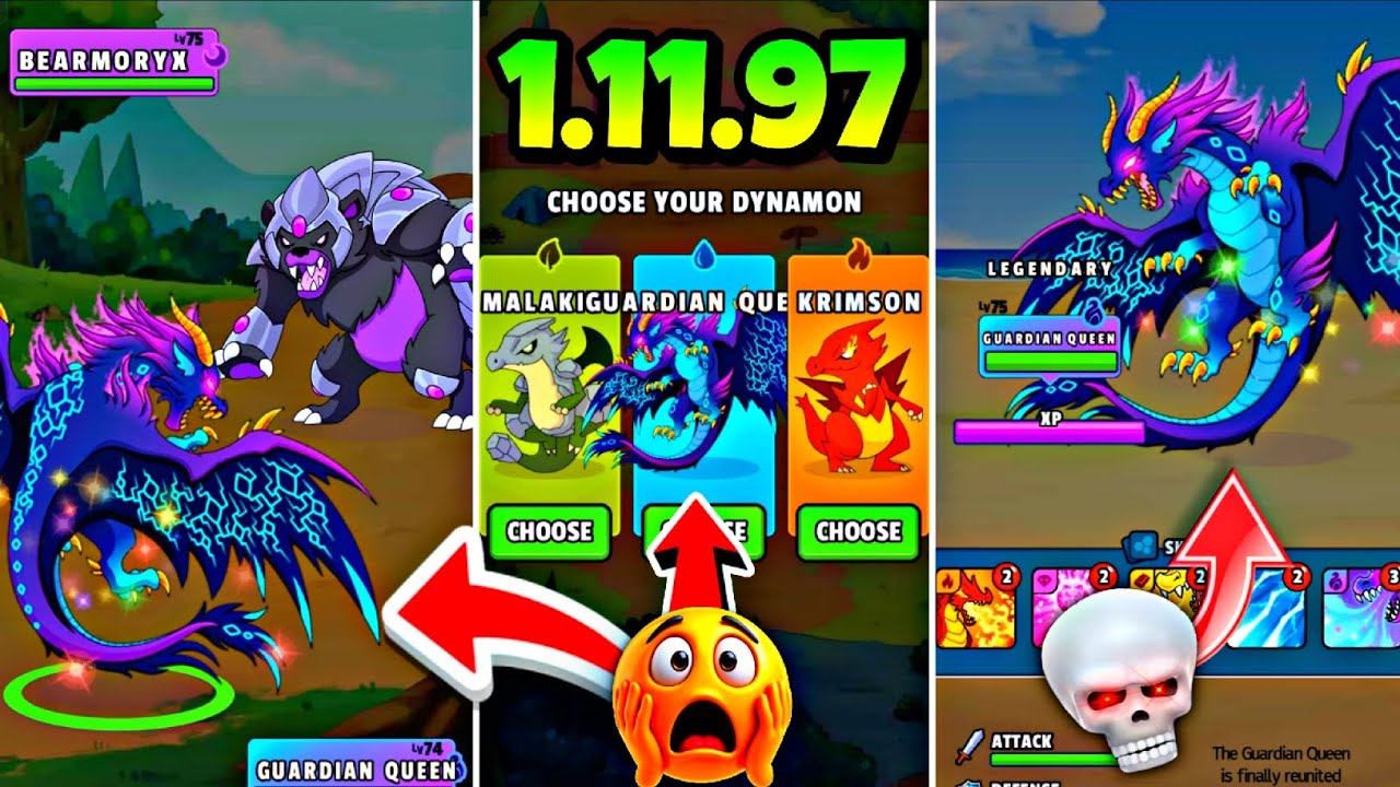 Dynamons World Super Ultra Mod Apk 1.11.97 | New Spirit Dragon Dynamons Queen || New Update ☠️😈🚀 