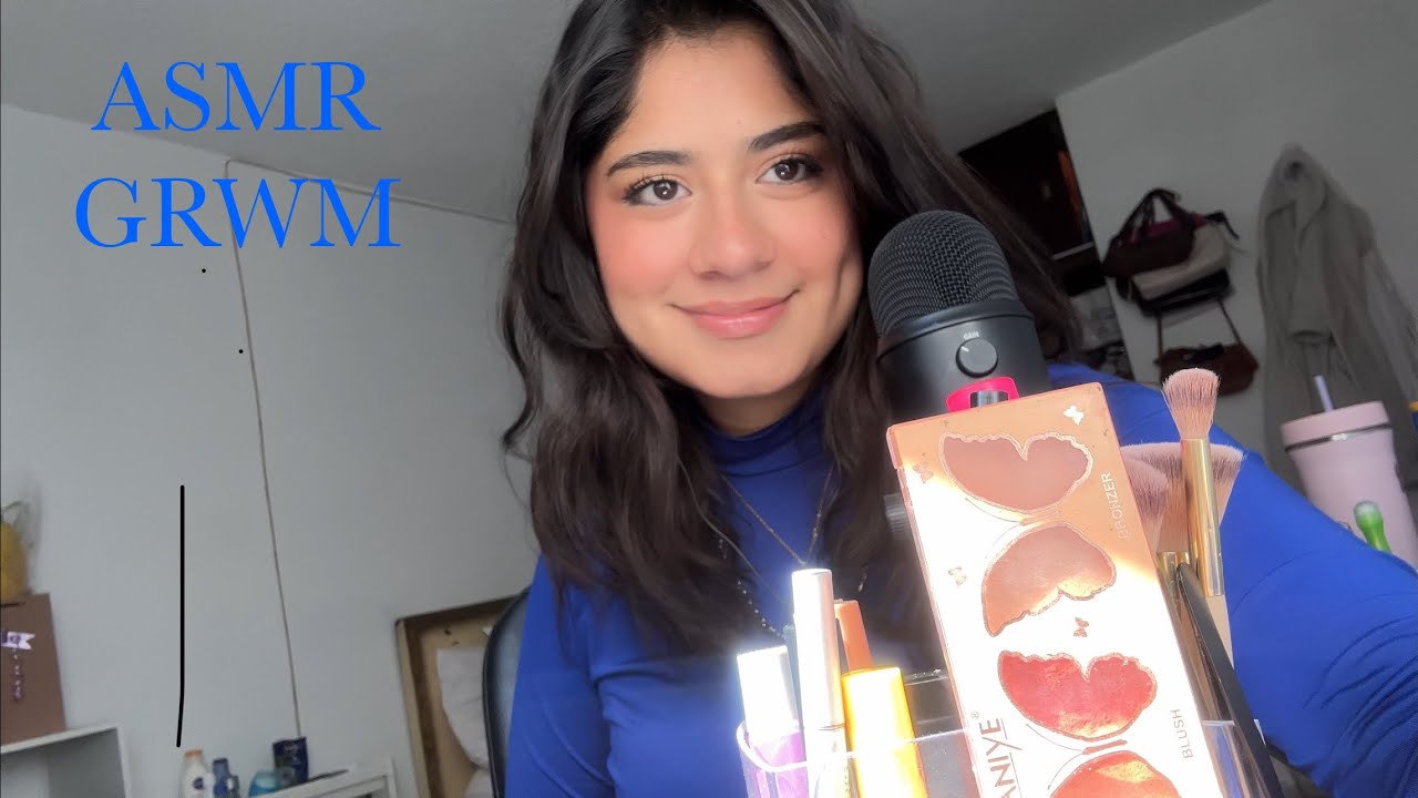 ASMR - Maquíllate conmigo GRWM (susurros/whisper ramble)