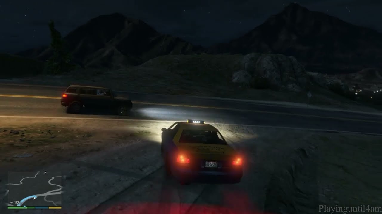 Trabajando como Taxista en GTA V 15# [PS4].