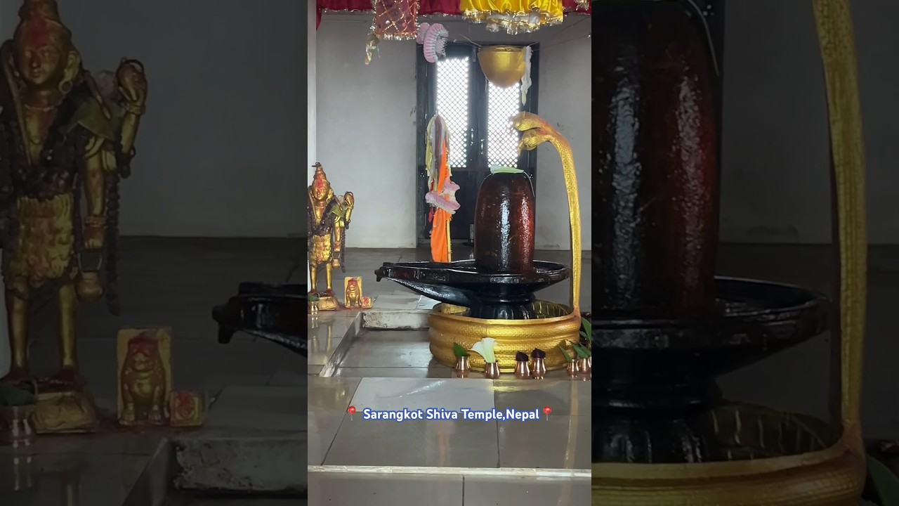 📍Sarangkot Shiva Temple,Nepal #shiva #shambhu #mahadev #nepal #sarangkot #tandav #om #namah #shivay