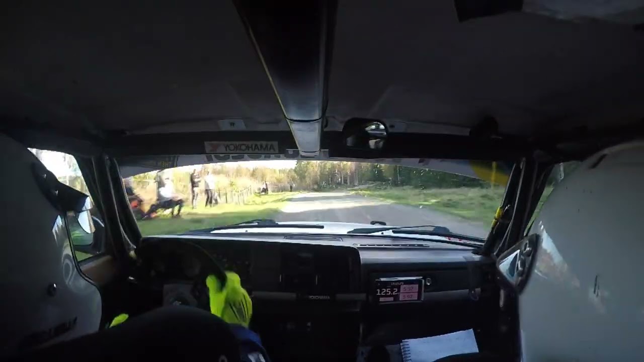 Rally Hedemarken 2024 SS8 Arvid Larspers Volvo 240 VEC
