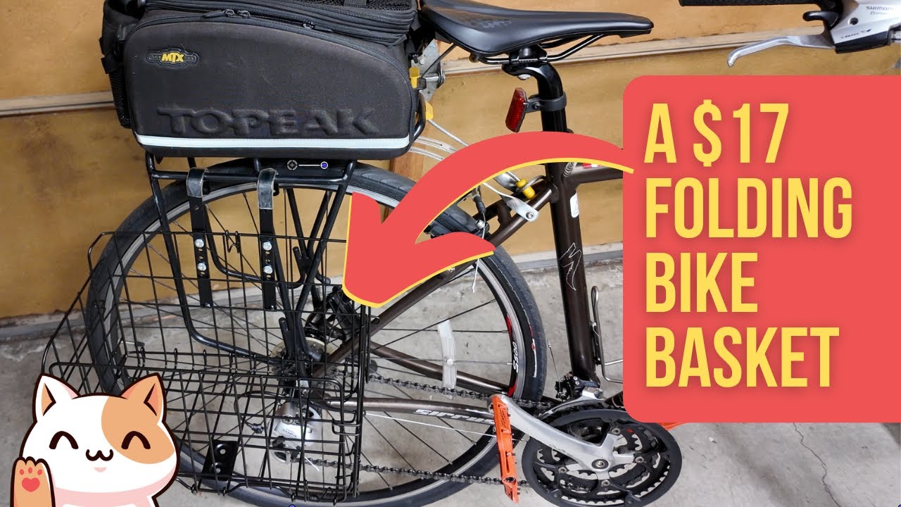 $17 folding bike basket