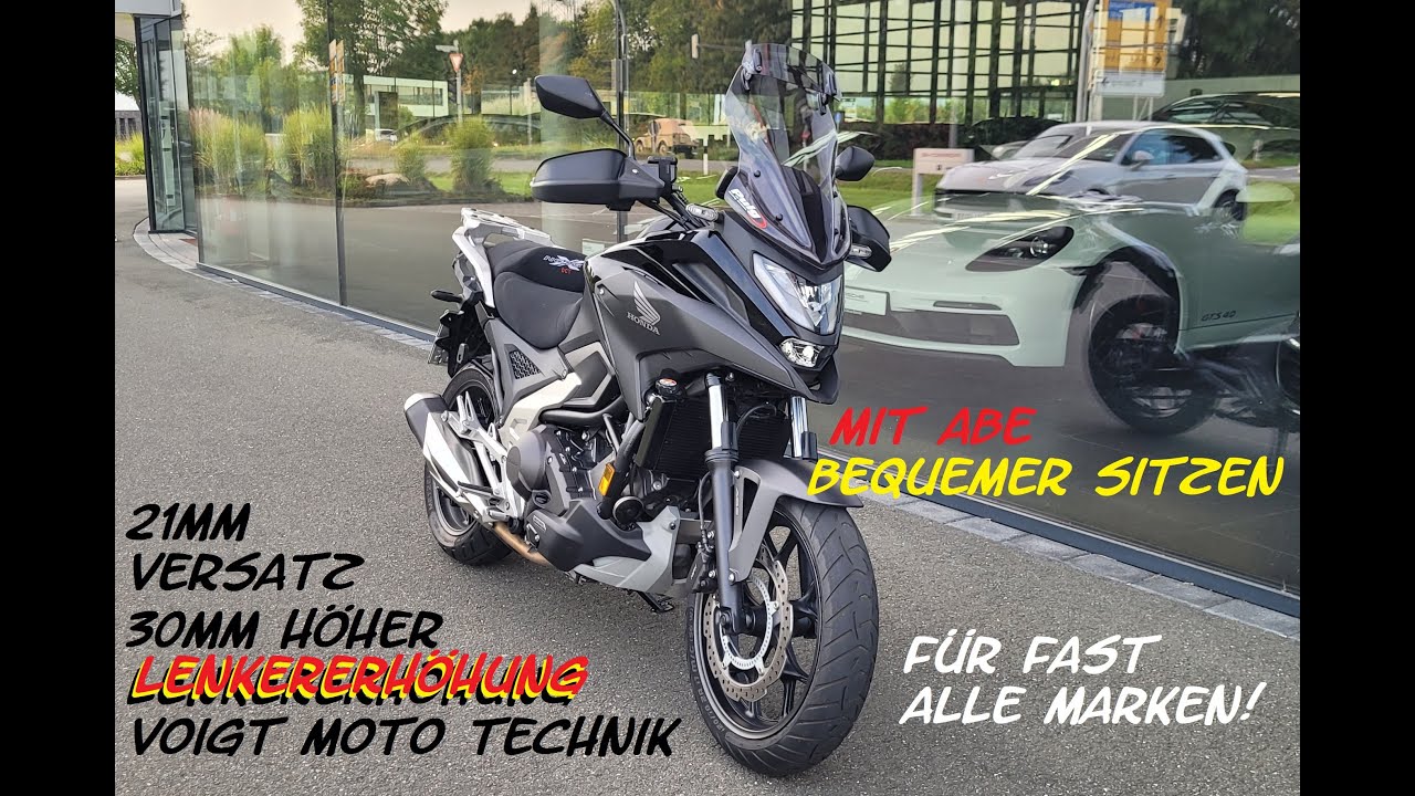 Lenkererhöhung Honda NC 750 X DCT - Voigt Moto Technik -  mit ABE