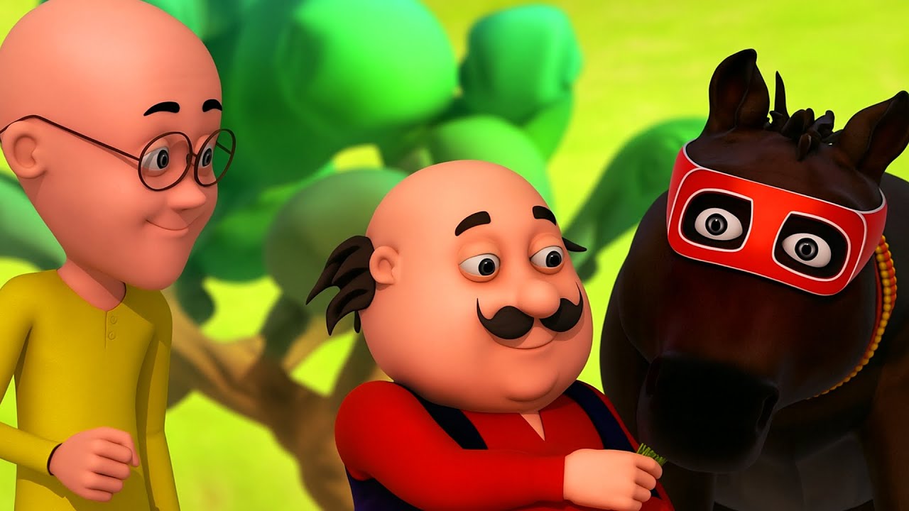 Motu Patlu का नया दोस्त एक Black Horse | Motu-Patlu