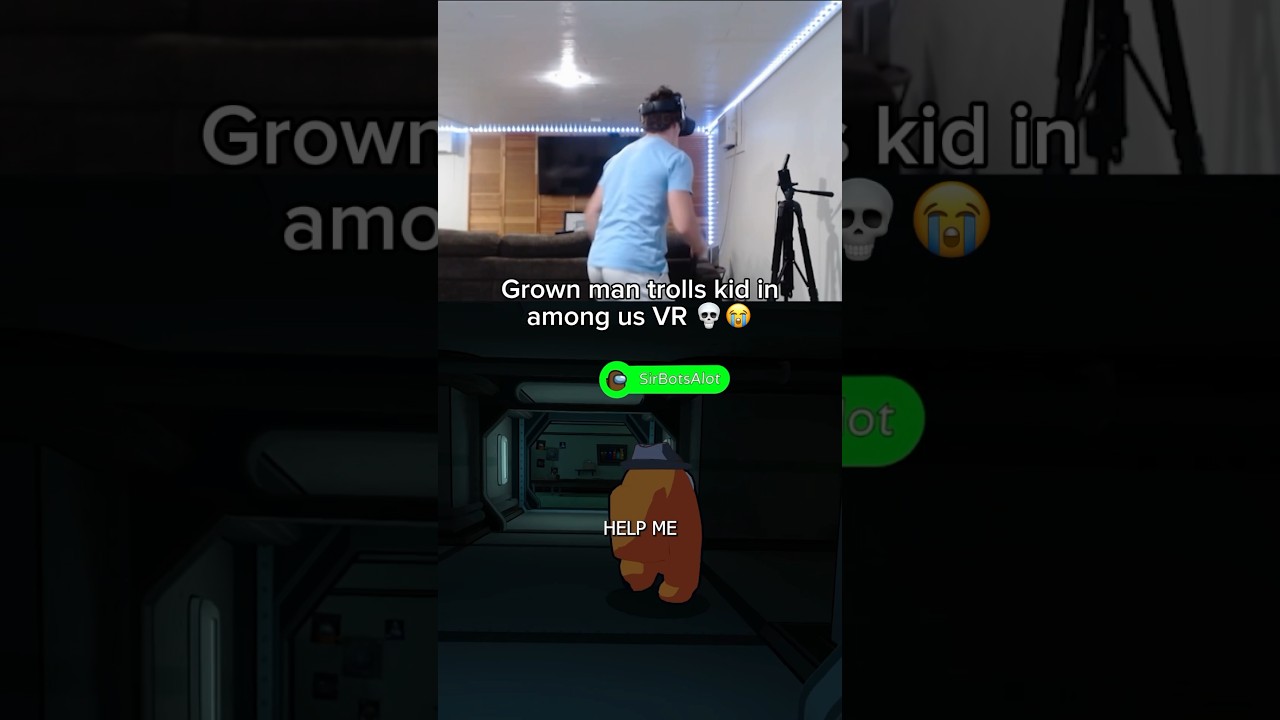 Trolling a Kid in Among Us VR