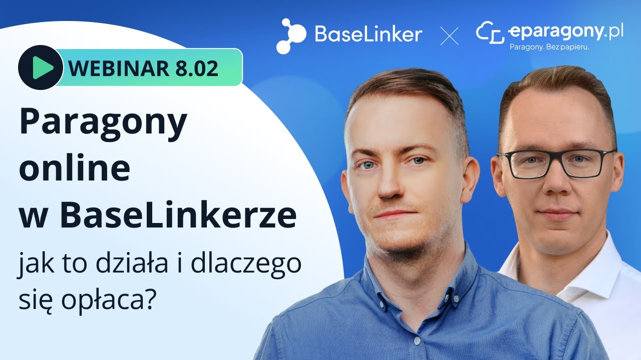 Webinar: Paragony online w BaseLinkerze  jak to działa i dlaczego się opłaca
