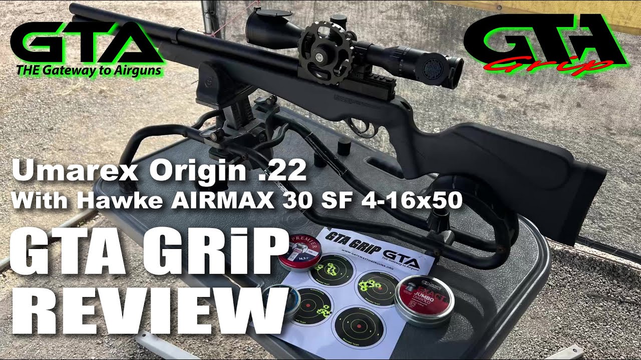 Umarex Origin w/ Hawke AIRMAX Scope and H&N Slugs GRiP Review - Gateway to Airguns Airgun Review