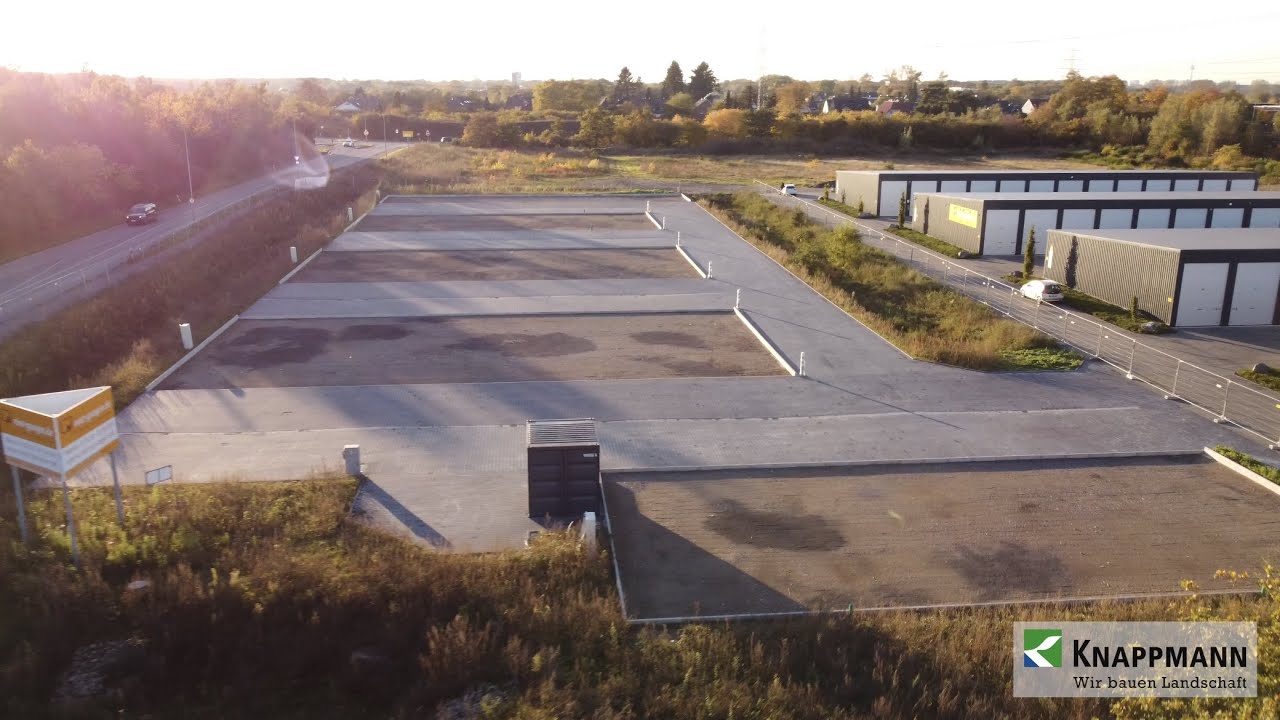 Gro&szlig;er Einsatz von Mensch und Maschine | Mietgaragenpark in H&uuml;nxe