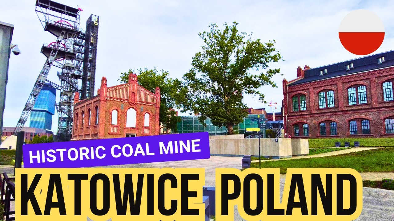 🇵🇱 POLAND - Katowice (Silesia - Slask) - Walking Tour 4K