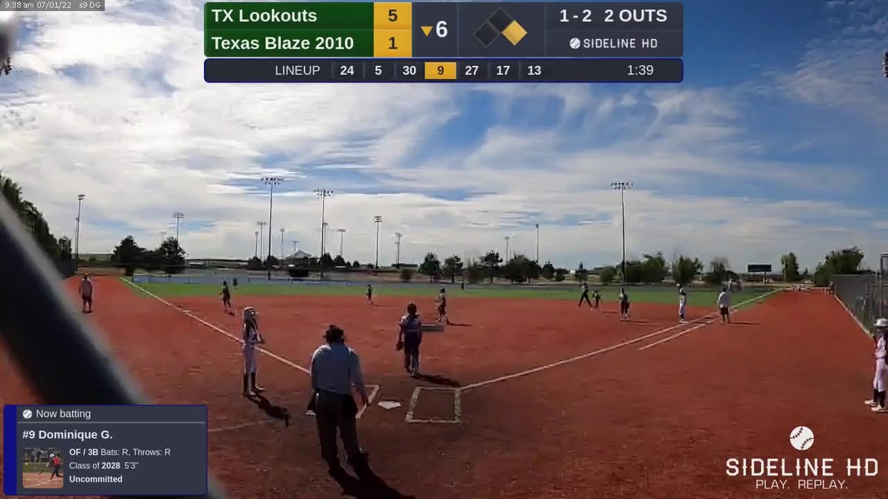 Texas Blaze 2010 vs. TX Lookouts (2022.07.01)