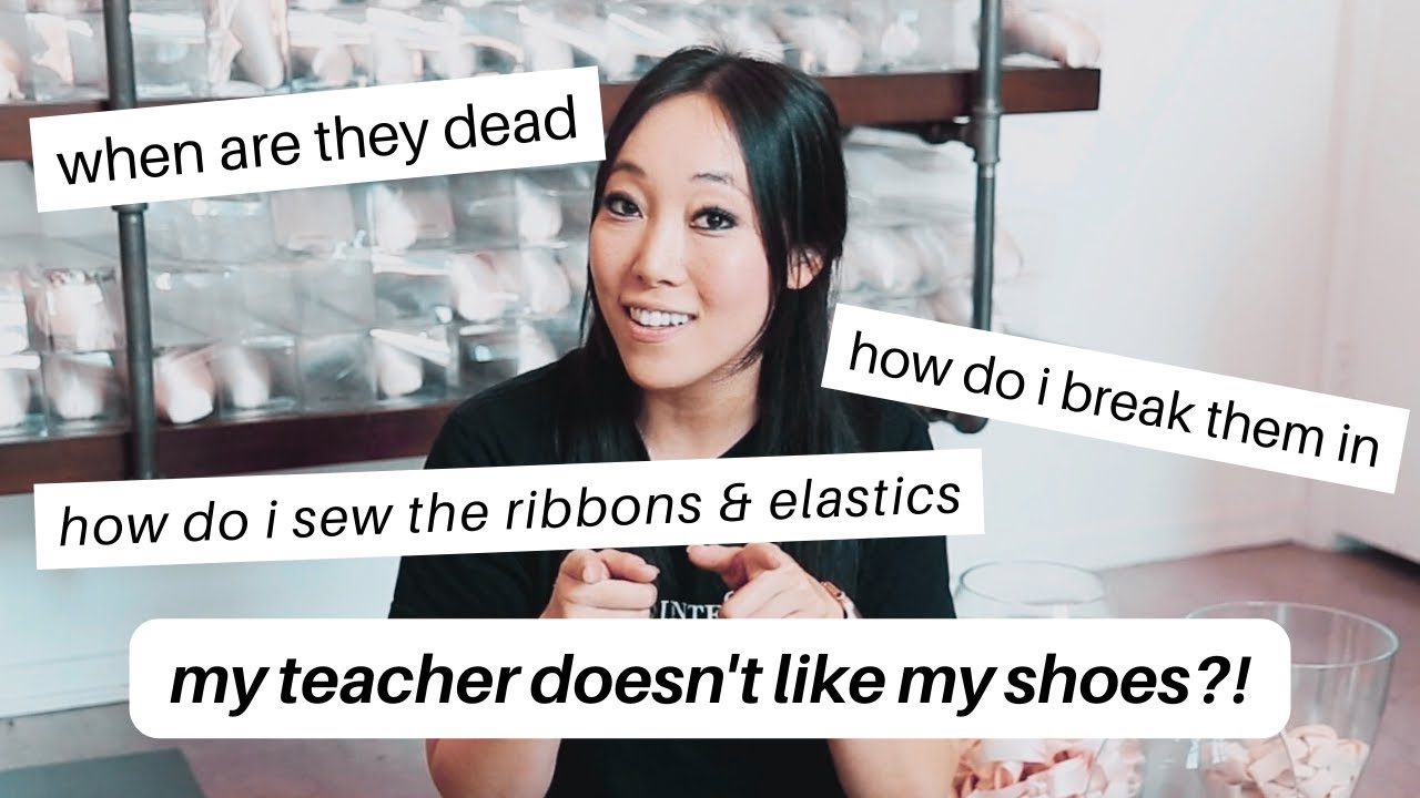 How to Sew First Pair of Pointe Shoes with Josephine Lee!