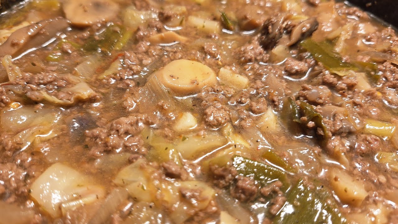 Köttfärsgryta och ris. 😋👩‍🍳