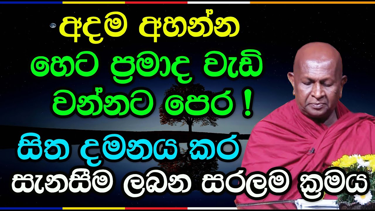 සංසාර දුකෙන් මිදෙන්නට මග පෙන්වන අගනා දේශනාව | Thapowanaye Ariyadhaja Thero | 1013