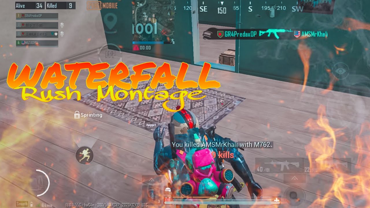 WATERFALL | Rush Montage | Predax | PUBG MOBILE