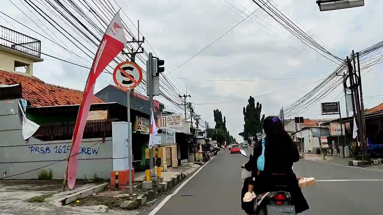 Start perjalanan di jalan raya jalur provinsi menuju Jalan Raya Ancaran Kabupaten Kuningan