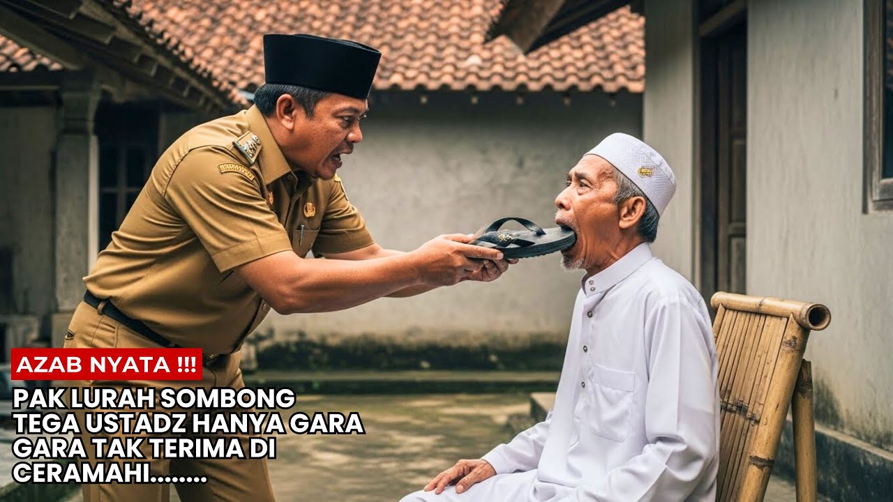 Pak Lurah Tega Menyumpal Ustadz‼️ Azabnya Langsung Datang Tak Terduga...