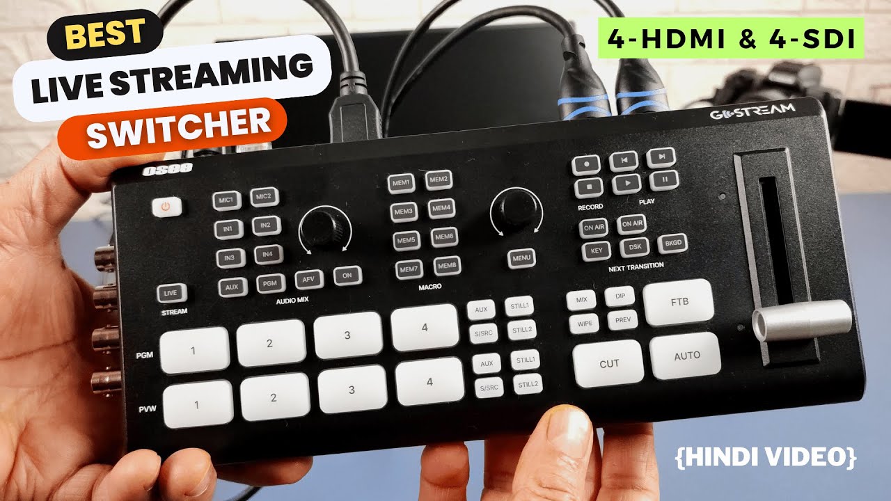 Best Live Streaming Device 2025 | OSEE GoStream Duet Video Switcher | Unboxing | Review | Hindi