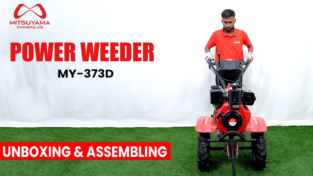MY-373D Power Weeder Detailed Unboxing | Parts & Setup Process | REALLY AGRITECH