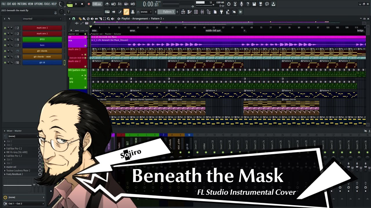 Persona 5 | Beneath the Mask | FL Studio Instrumental Cover