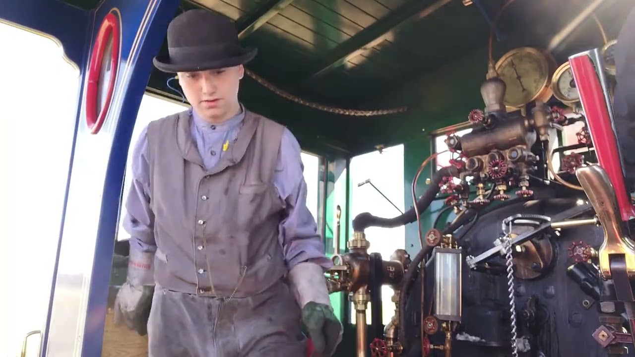 CPRR No.60 Jupiter cab ride fireman view 